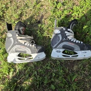 Easton Black and Gray Ice Hockey Skates